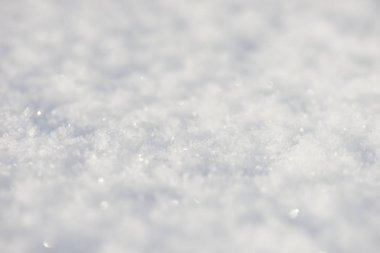 Beyaz kar yakın çekim