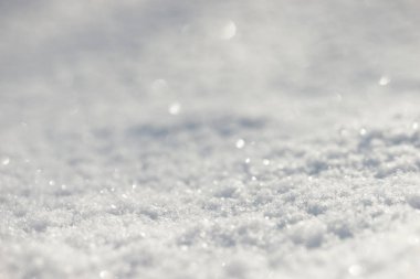 Beyaz kar yakın çekim