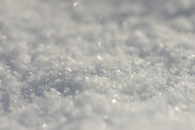 Beyaz kar yakın çekim