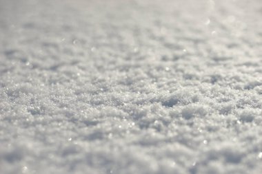 Beyaz kar yakın çekim