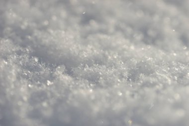 Beyaz kar yakın çekim