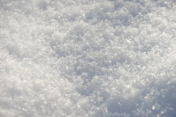 Beyaz kar yakın çekim