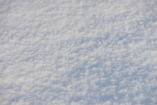 Nieve Blanca Cerca — Foto de Stock