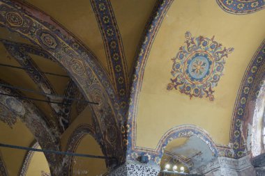 Ayasofya. Sultan Ahmet Mahallesi, Ayasofya Meydani, İstanbul, Türkiye. Mart 2019.