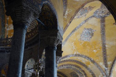 Ayasofya. Sultan Ahmet Mahallesi, Ayasofya Meydani, İstanbul, Türkiye. Mart 2019.