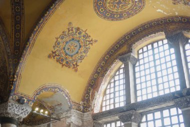 Ayasofya. Sultan Ahmet Mahallesi, Ayasofya Meydani, İstanbul, Türkiye. Mart 2019.