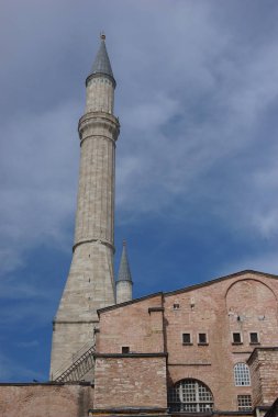 Ayasofya. Sultan Ahmet Mahallesi, Ayasofya Meydani, İstanbul, Türkiye. Mart 2019.