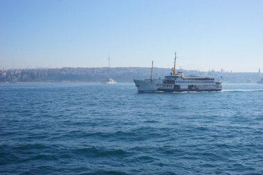 İstanbul'da su taşımacılığı, Mart 2018. Türkiye.