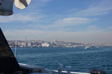 İstanbul'da su taşımacılığı, Mart 2018. Türkiye.