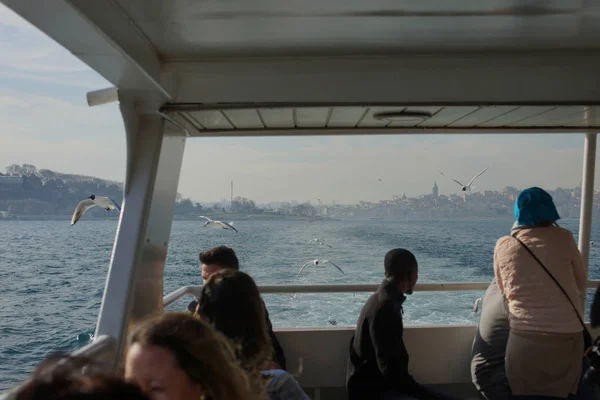 Water Transport Istanbul March 2018 Turkey — Stock Photo, Image