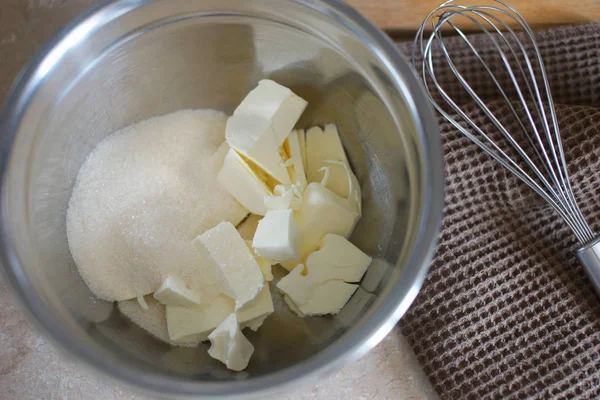 Memasak Kue Mangkok Dapur — Stok Foto