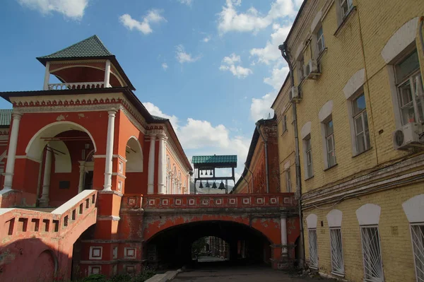 Rusia Moscú Calle Petrovka Monasterio Vysoko Petrovsky Cámaras Los Naryshkins —  Fotos de Stock