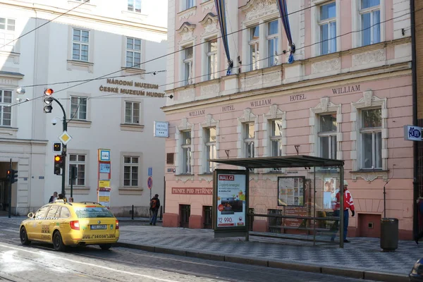 Pražské Ulice Podzim Roku2013 Česká Republika — Stock fotografie