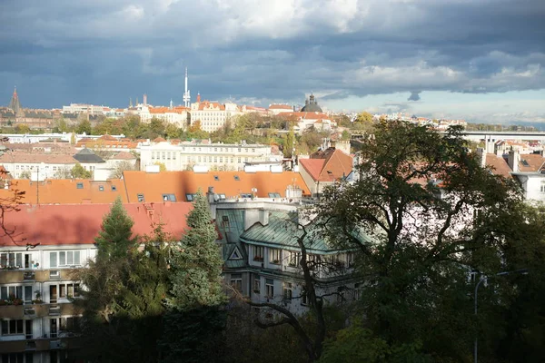 Prag Şehrinin Manzarası — Stok fotoğraf