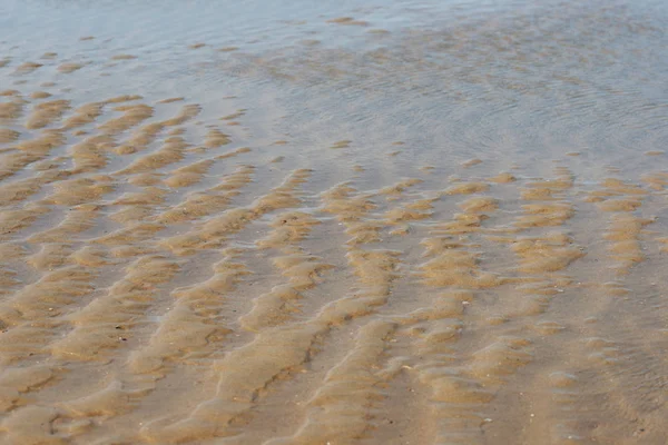 Песок Водой Природный Фон — стоковое фото