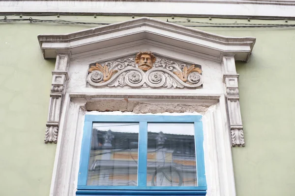 Facade Old Building Romania — Stock Photo, Image