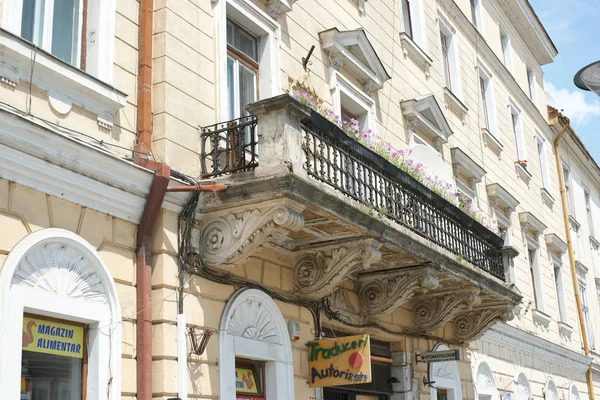 Balcons Typiquement Maltais Couverts Valette — Photo