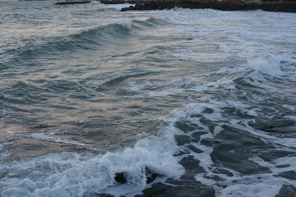 Bella Vista Sulla Spiaggia Tramonto — Foto Stock