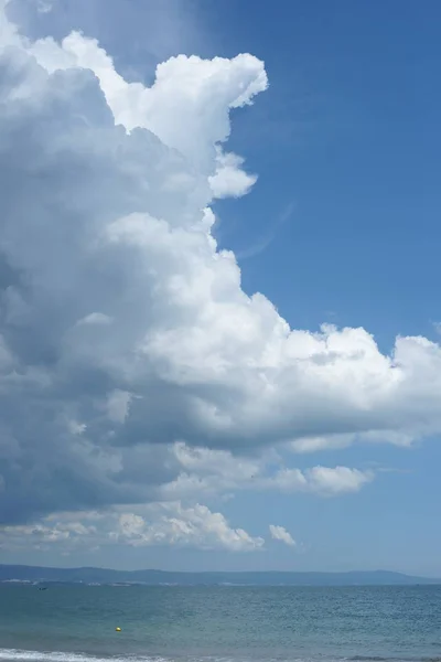 Blaue Und Weiße Wolken Himmel Abstrakte Natur Hintergrund — Stockfoto