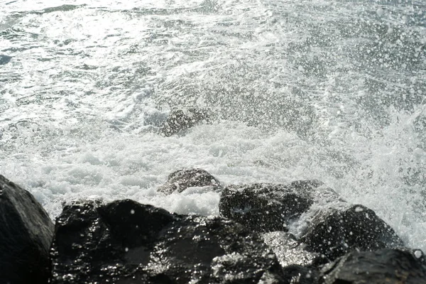 Vagues Sur Plage Mer Océan — Photo