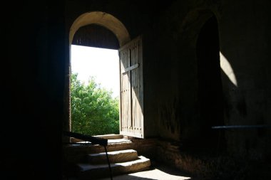 Azerbaycan 'ın Gakh kentindeki eski Arnavut Hristiyan kilisesi. 