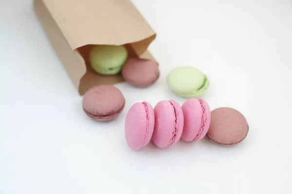 Assortiment Différents Macarons — Photo