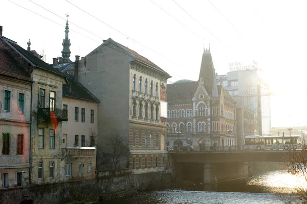 Cluj Napoca Romanya Nın Kuzeybatısında Bir Şehir — Stok fotoğraf