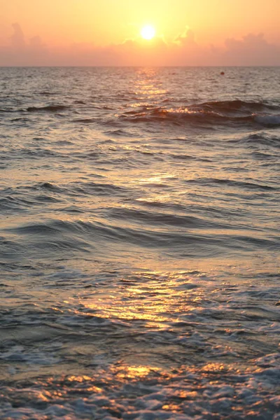 Hermosa Vista Playa Atardecer — Foto de Stock