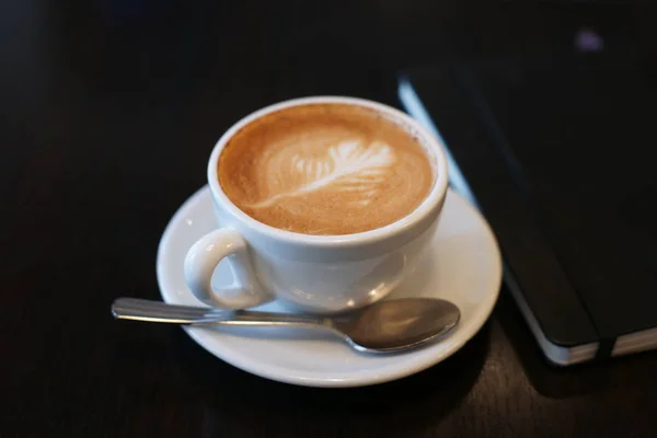 Hete Koffie Tafel — Stockfoto