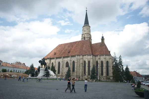 Cluj Napoca Stad Transsylvanien Regionen Rumänien Näst Största Rumänska Staden — Stockfoto