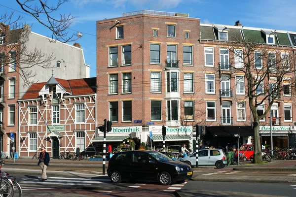 Belos Edifícios Amsterdã — Fotografia de Stock