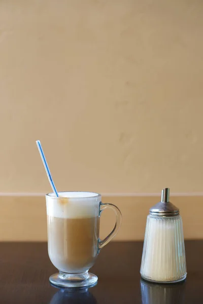 Café Hermoso Vaso Cafetería — Foto de Stock