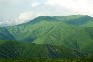 Güzel dağların manzarası