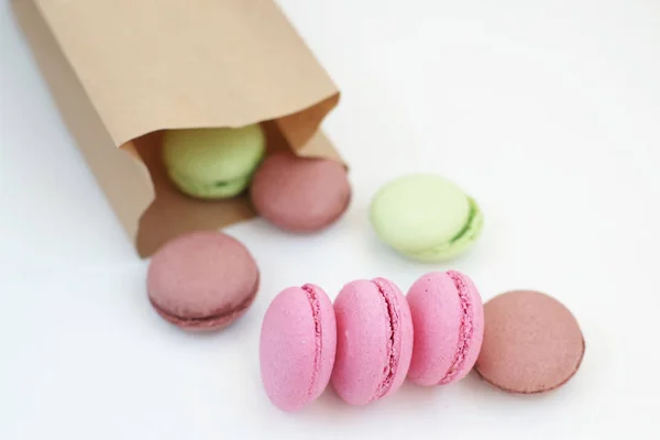 Assortiment Différents Macarons — Photo