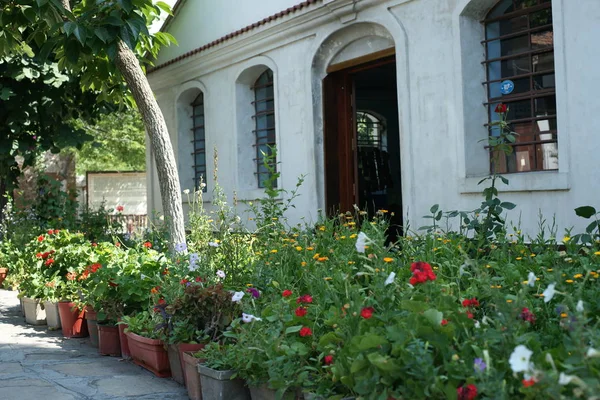 Hermosa Casa Jardín Ciudad — Foto de Stock