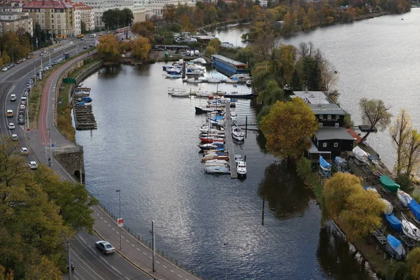 Pohled Město Amsterdam — Stock fotografie