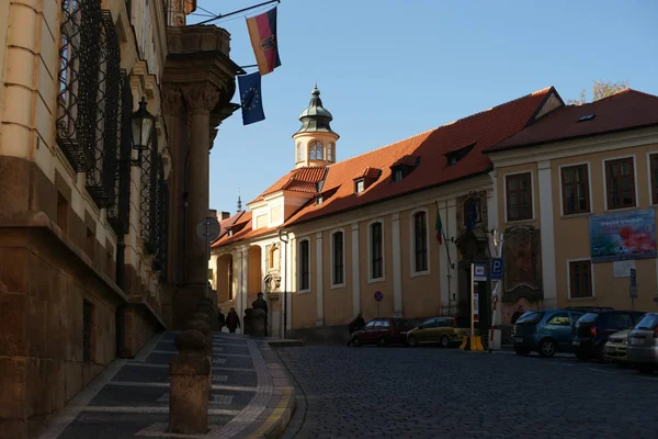 Calles Praga Otoño Del Año 2013 República Checa — Foto de Stock