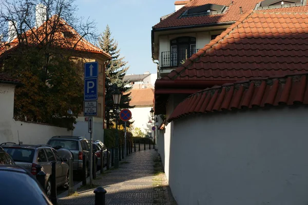 2013 Sonbaharında Prag Sokakları Çek Cumhuriyeti — Stok fotoğraf