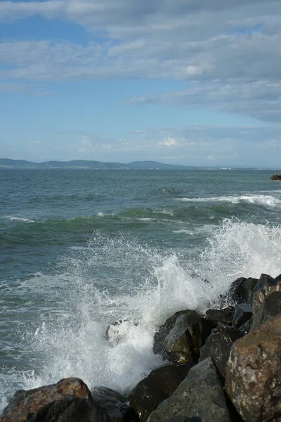 Hermoso Paisaje Marino Durante Día — Foto de Stock