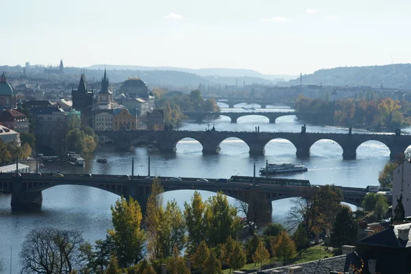 Strade Praga Autunno Repubblica Ceca — Foto Stock