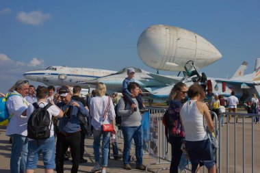 Uluslararası Havacılık ve Uzay Salonu 2019. Tarih: 27 Ağustos. 2019 - 1 Eyl 2019 Yer: Zhukovsky Uluslararası Havaalanı, Zhukovsky. Rusya.