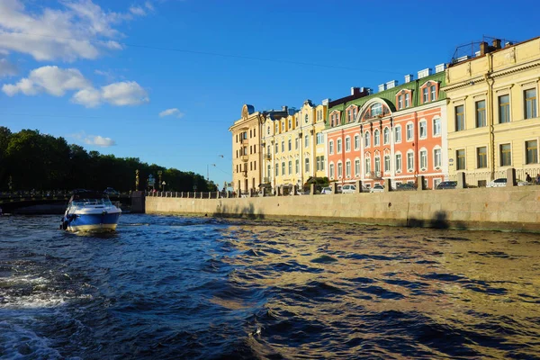 Россия Санкт Петербург Сентября 2020 Вид Город Водных Каналов — стоковое фото