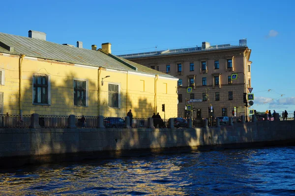 Rosja Sankt Petersburg Września 2020 Widok Miasto Kanałów Wodnych — Zdjęcie stockowe