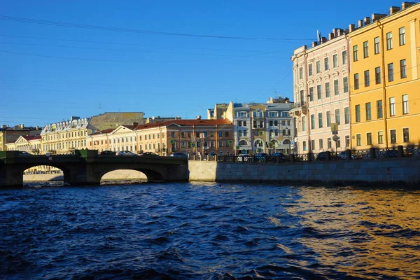 Rusko Petrohrad Září2020 Pohled Město Vodních Kanálů — Stock fotografie