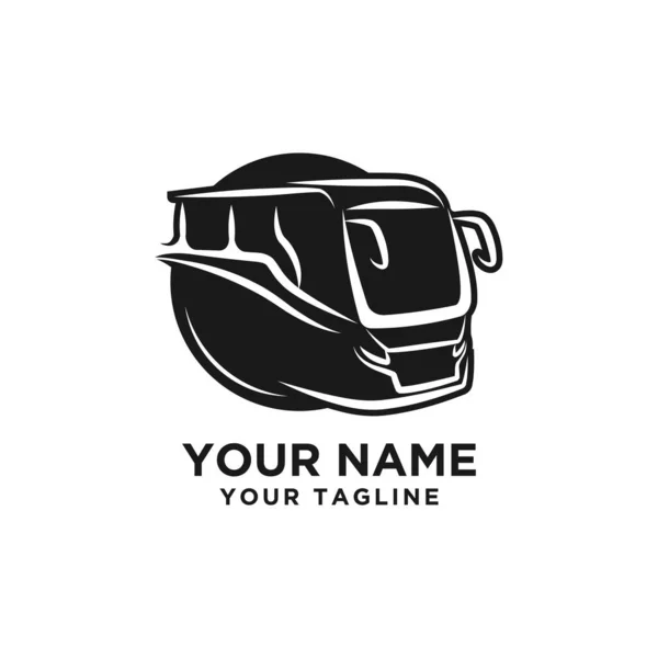 Modernes Bussymbol Stilisiertes Symbol Für Logo Oder Emblemvorlage — Stockvektor