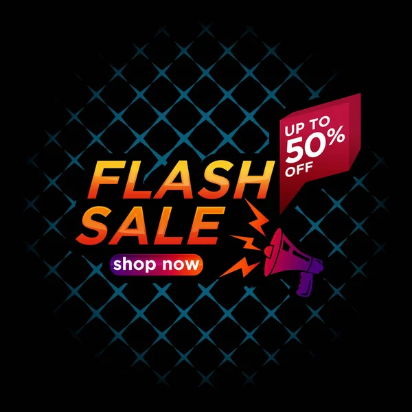 Flash Prodej Logo Prodej Nabízí Štítek Vektor Flash Prodej Sleva — Stockový vektor