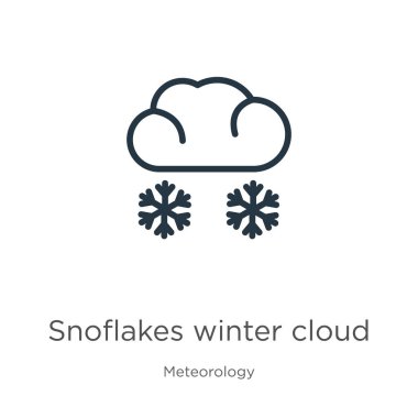 Snoflakes Winter Cloud Icon Free Vector Eps Cdr Ai Svg Vector Illustration Graphic Art