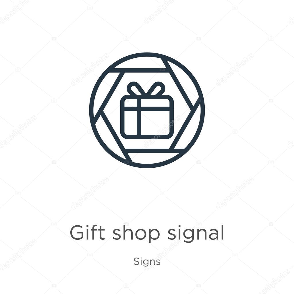 Gift Shop Signal Icon Thin Linear Gift Shop Signal Outline Icon Isolated On White Background From Signs Collection Line Vector Sign Symbol For Web And Mobile Premium Vector In Adobe Illustrator Gift Shop Signal Icon Thin Linear Gift Shop Signal Outline Icon Isolated On White Background From Signs Collection Line Vector Sign Symbol For Web And Mobile Premium Vector In Adobe Illustrator