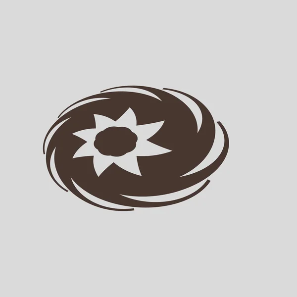 Logo bir çiçektir / şekil metin bir çiçek ile bir gölge şeklinde bir logo gösterir. Bu logo bir şirket, bir banka, sitede yerleştirilen bir şirket için kullanılabilir.