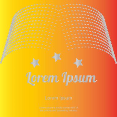 etiket / resim ambalaj turuncu herhangi bir ürün için bir etikettir. Parfüm için etiket. Gri desenli pembe arka plan. İş teklifi. Sunu